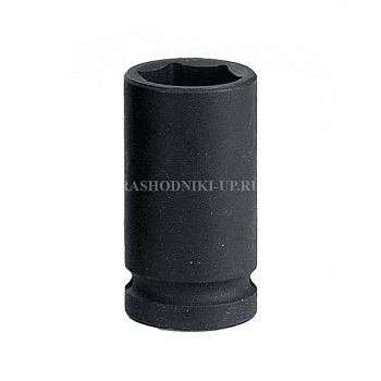 Головка  ударная короткая 17мм 1/2" 6 гранная