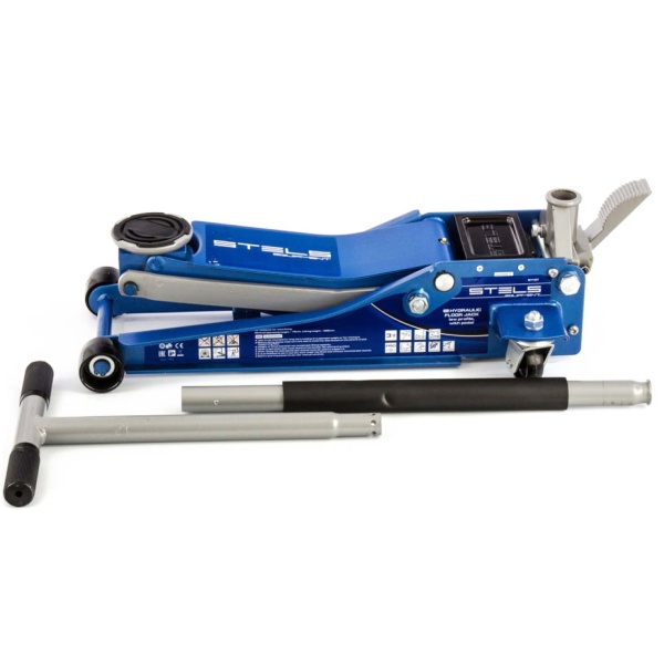 Домкрат подкатной STELS с педалью 3т (75-505мм) 51137