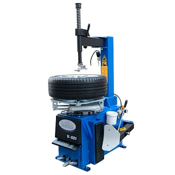 Станок шиномонтажный ROSSVIK V-521, п/автомат, до 21", 380В Цвет синий RAL5005