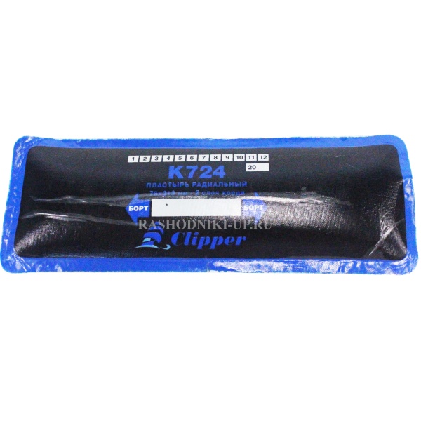 Пластырь К 724 (76*215мм) 1шт 2сл корда