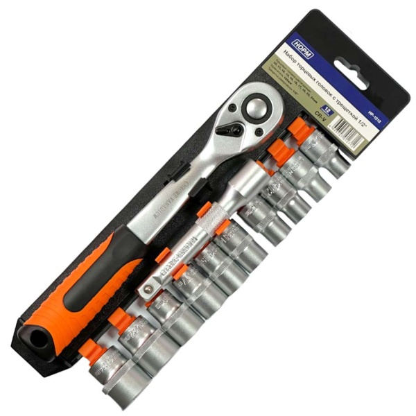 Трещетка набор с головками 12 пр. HP-1212