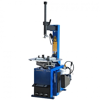 Станок шиномонтажный ROSSVIK V-524, п/автомат, до 24", 380В Цвет синий RAL5005
