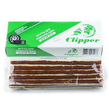 Е 281 Жгут Clipper коричневый (6мм-200мм) 25 шт