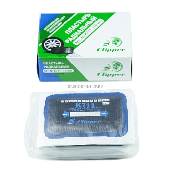 Пластырь К 711 (62*92мм) 10шт 1сл корда