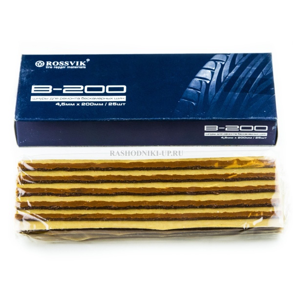 Жгуты ROSSVIK коричневый (200-4,5мм) 25шт