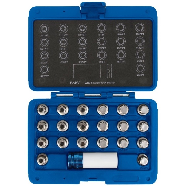 Набор насадок для секреток BMW,21пред.,KING TONY 9BW0221