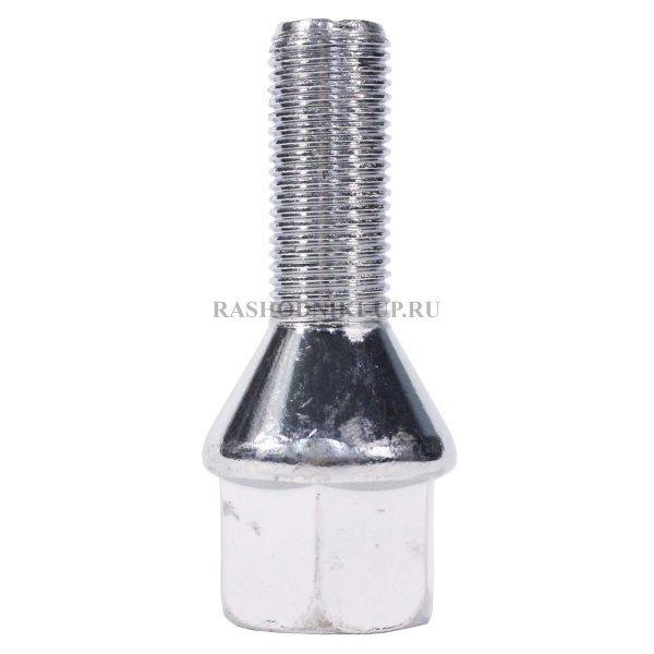 092120 Болт М12х1,25х30 конус,ключ 19мм,цинк (C19B30)