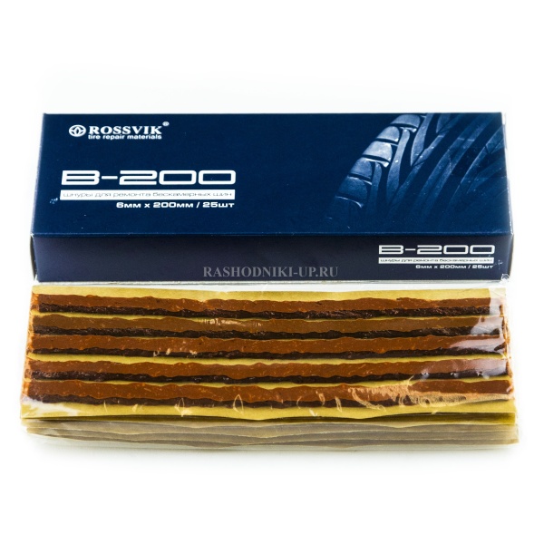 Жгуты ROSSVIK коричневый (200-6мм) 25шт