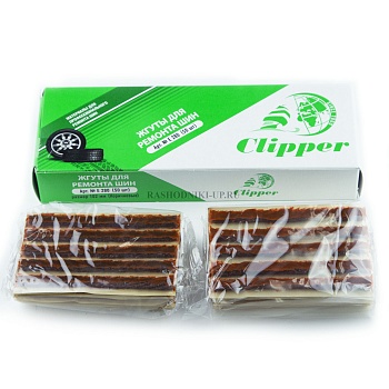 Е 280 Жгут Clipper коричневый (6мм-100мм) 50шт