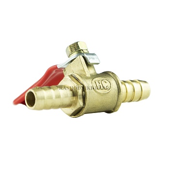 EC 80607 Вентиль шаровый 8мм елочка - 8мм елочка