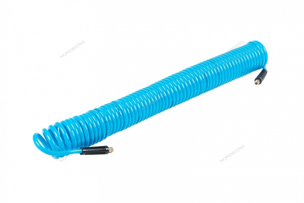 Шланг воздушный спиральный ПУ Ø 8х12 мм, 16 м HS0816PU