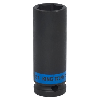 Головка торцевая ударная  1/2", 21 мм KING TONY 443521M