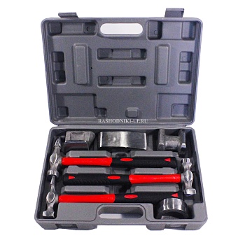 Набор рихтовочный MATRIX (3 молотка, 4 наковальни) 10845